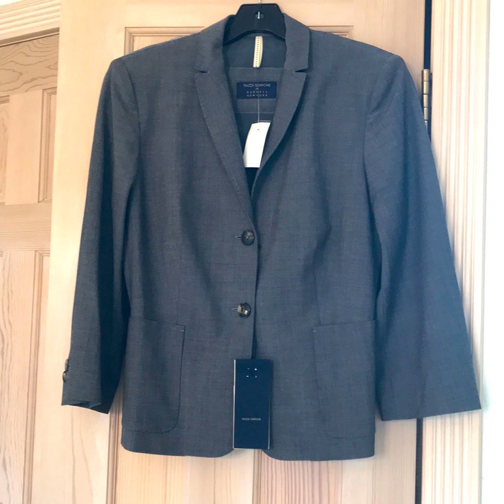 Piazza Sempione Sz 46 charcoal heather gry blaizer